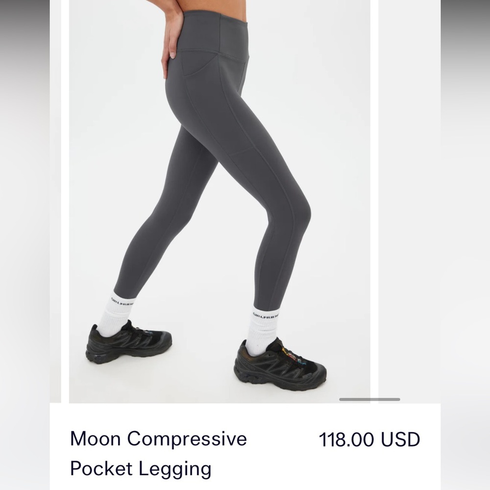 Girlfriend Collective Moon Compressive Pocket Legging, M